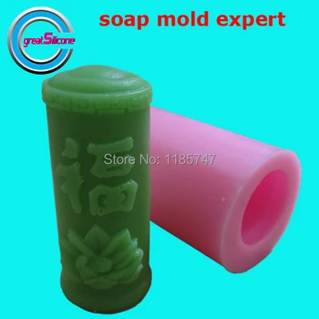 

chinese cylinder candle mold 3D decorative candle mould