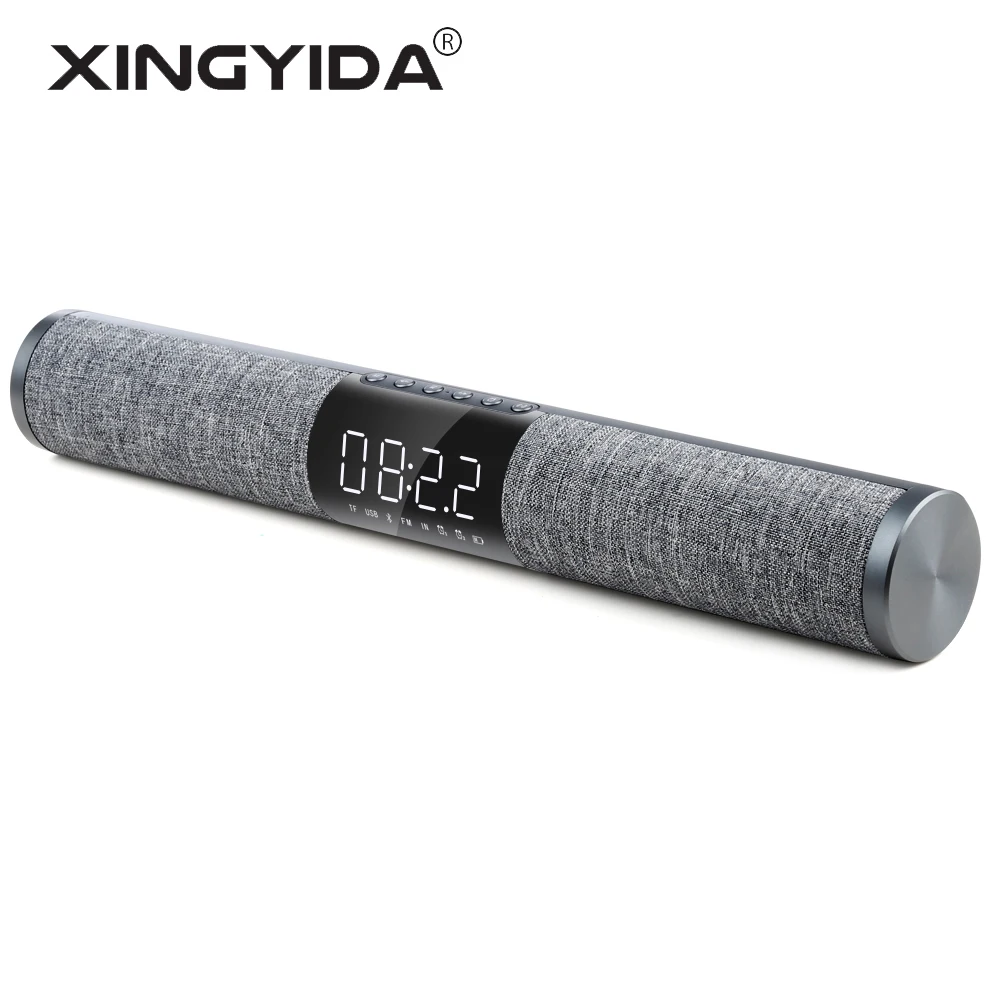 XINGYIDA двойной бас стерео саундбар портативный Bluetooth динамик поддержка будильника
