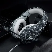 ONIKUMA K1-B Camouflage Pattern PS4 Gaming Headset Stereo Bass Headphones with microphone for PC Mobile phones Laptop Gamer