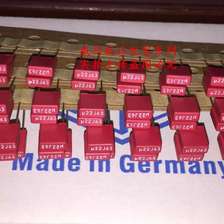 

2019 hot sale 10pcs/20pcs Germany WIMA MKS2 63V 0.22UF 63V 224 220N P: 5mm row Audio capacitor free shipping