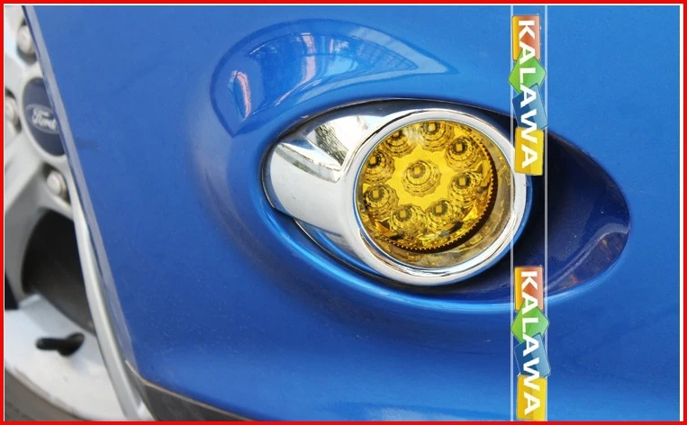 

2x 12V 18W 6LED fog light case for Ford Focus Carnival 2012,Super bright Yellow color fog light FreeShipping TTT