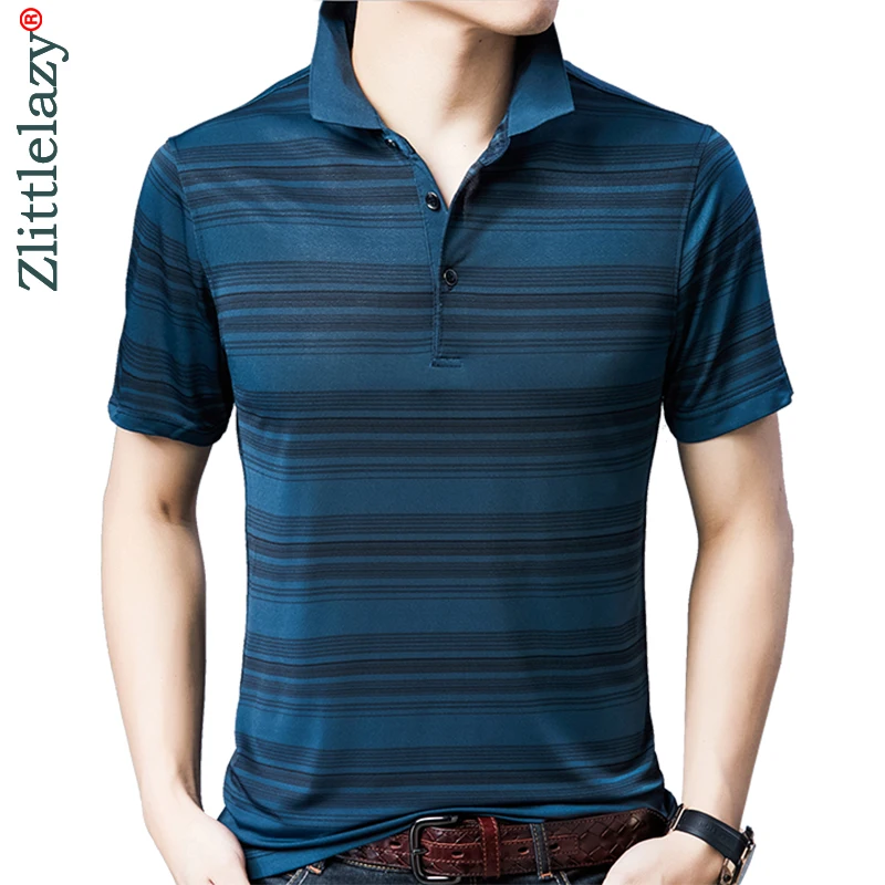 

2019 brand casual summer striped short sleeve polo shirt men poloshirt jersey luxury mens polos tee shirts dress fashions 50536