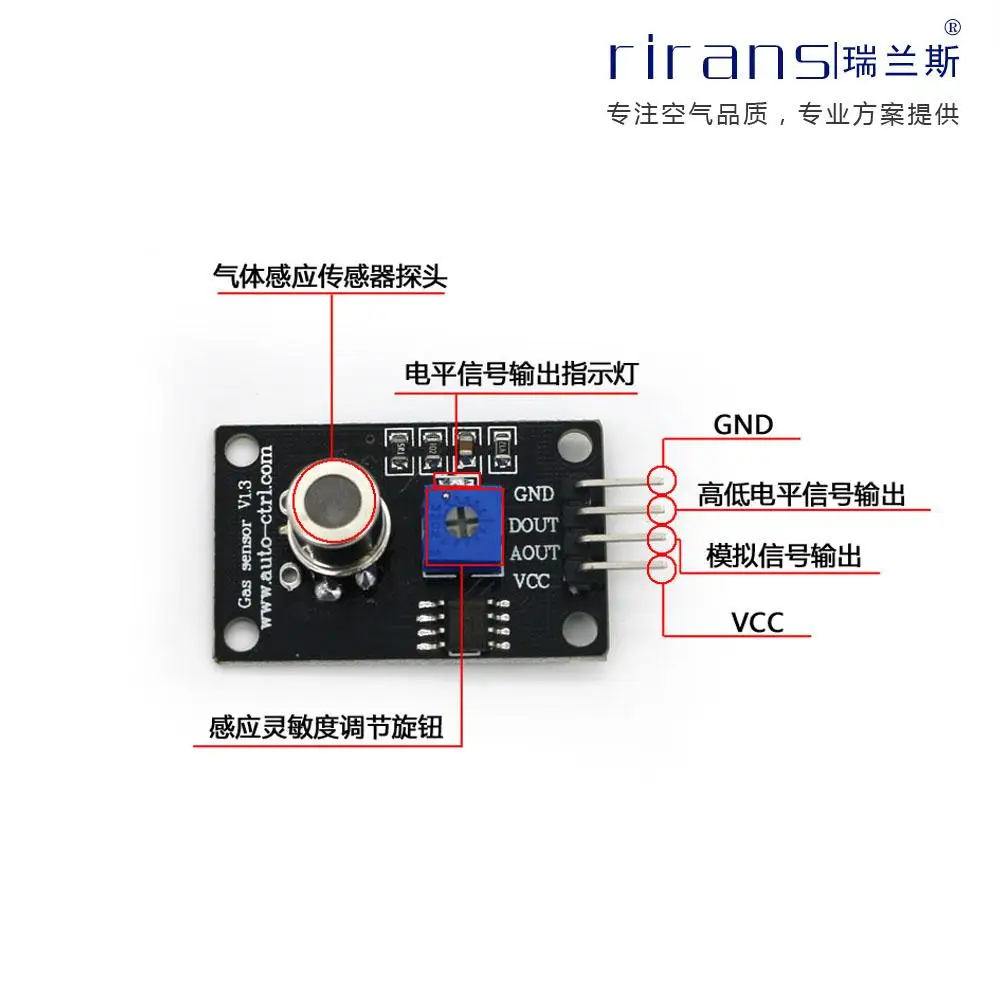 

Formaldehyde sensor detection module toluene xylene concentration measurement ms1100 VOCs gas detection module
