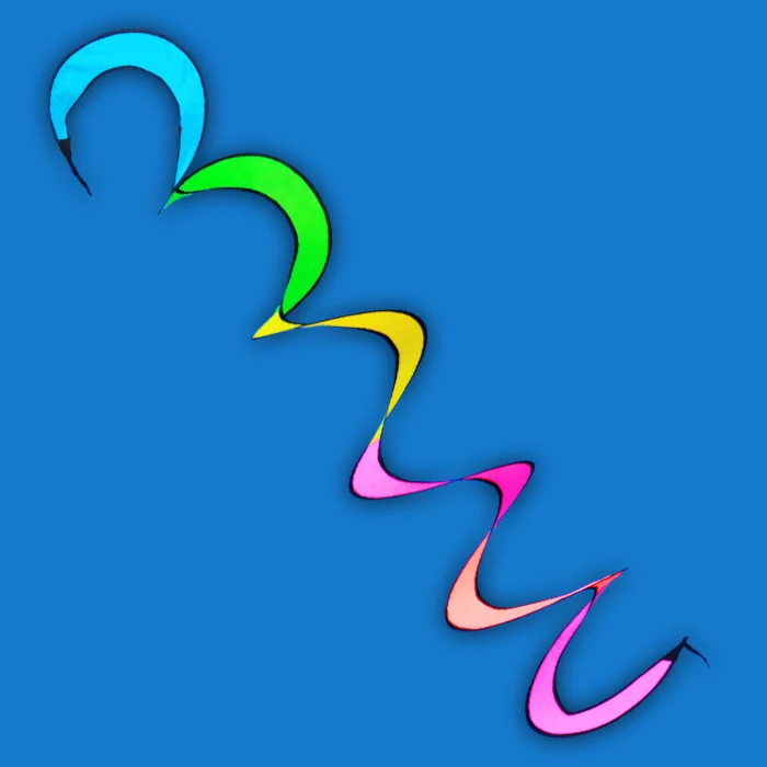 

Free Shipping High Quality Windsocks Ripstop Nylon Wing Kites & Accessories Dragon In the Breeze Rainbow Curlie Spinner