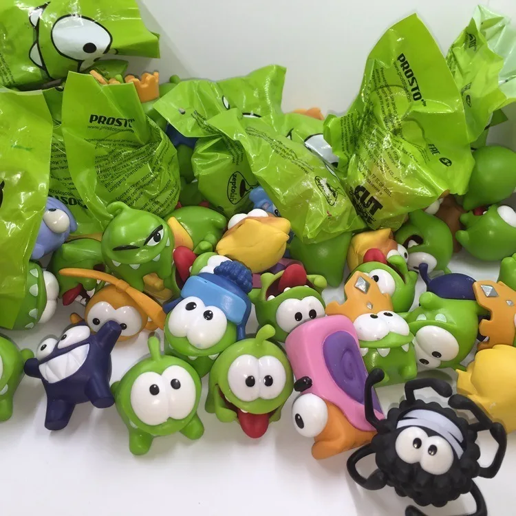 10pcs/set Rope Frog Game Figures Doll Cut The Rope Om Nom Candy Gulping Monster Toys Action Figure Toy Children Kid Gift