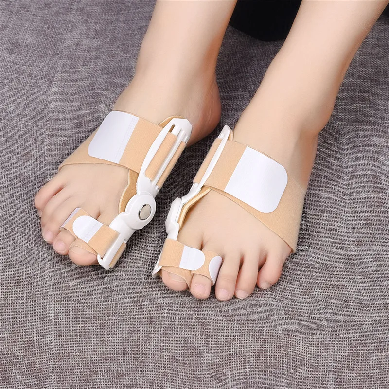

2Pcs/pack Big Toe Hallux Valgus Orthosis Brace Bunion Splint Straightener Corrector Foot Pain Relief Correction Pedicure P00
