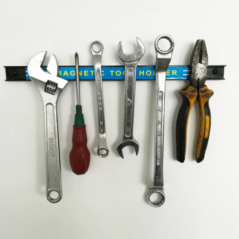 New Magnetic Tool Storage Rack Red / Blue Hardware Tools Storage Box Wall-mounted Magnetic Suction Car Tool Storage