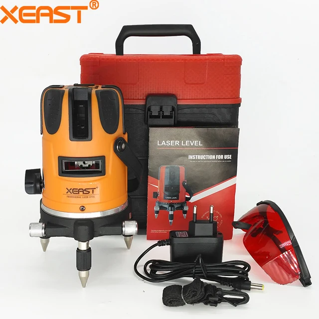Special Offers XEAST New 5 lines 6 points laser level Outdoor model Tilt Function 360 Rotary Self Lleveling cross laser beam line leveling Special Offers XEAST New 5 lines 6 points laser level Outdoor model Tilt Function 360 Rotary Self Lleveling cross laser beam line leveling