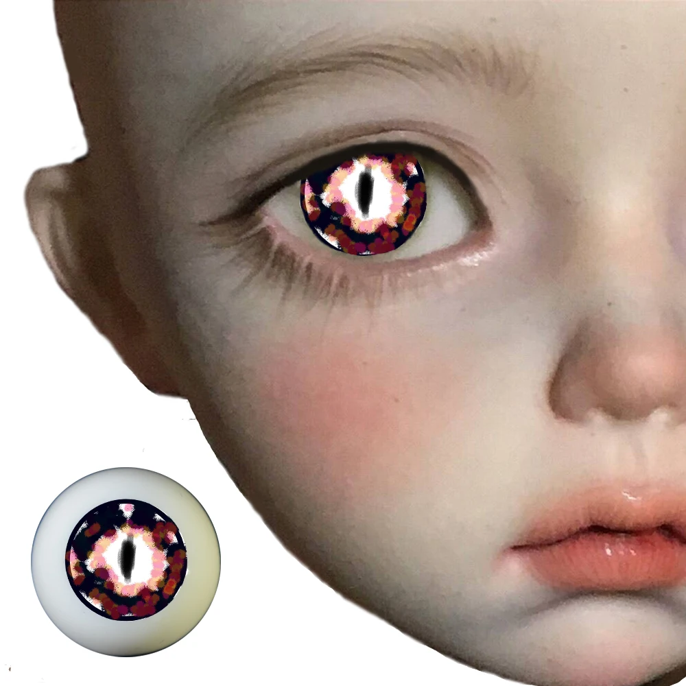 Кукла Bjd черная желтая 12 мм 14 16 18 20 22 акриловая ручная работа пластиковые глаза 1/4