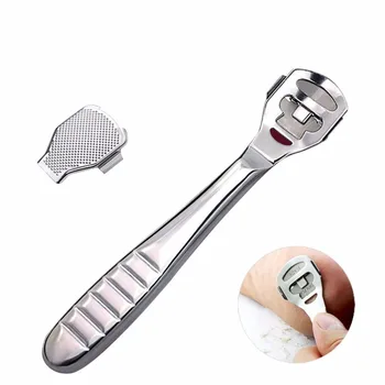 

Stainless Steel Foot Care tool Cuticle Remover Shaver Blade Smooth Feet Pedicure tools Callus Skin Remover bunion corrector