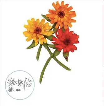 

DIY flower metal cutting dies DIY Die Cut Stencil Decorative Scrapbooking Craft Card stencils template
