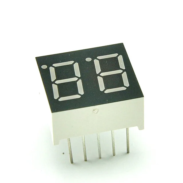 

5pcs/lot 7 segment 0.36 in common Cathode 2 Bit digital Tube 0.36" inch 0.36in. Red LED Display LED Digital tube
