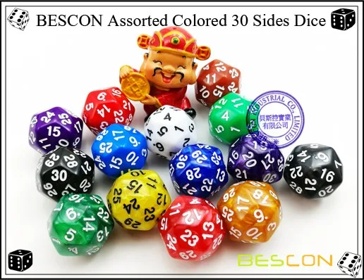 BESCON Assorted Colored 30 Sides Dice.jpg