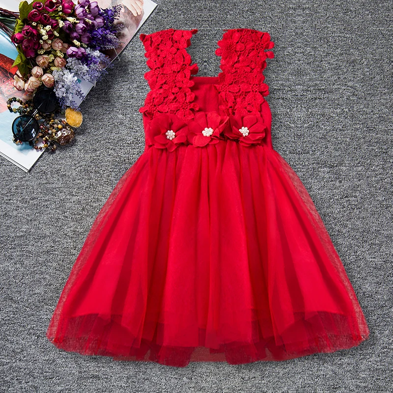 

Princess Flower Dresses for Girl 2018 Casual Dress for Baby Girl Clothing Toddler School Daily Child Costume Tutu Kids Clothes