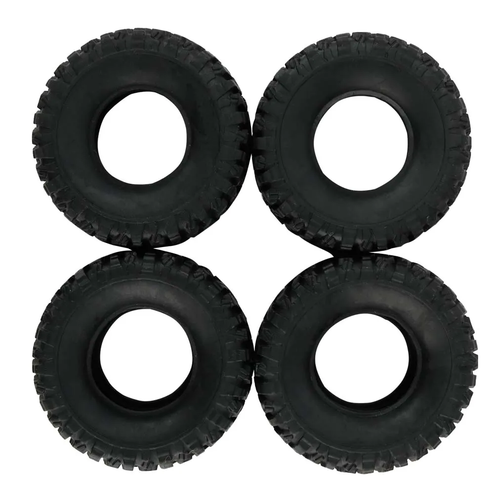 

4pcs RC Model Car 1/16 Soft Rubber Tires Tyre fits for WPL B-1/B-24 /C-14 RC Remote Control Car Single Alternate Soft Tyre