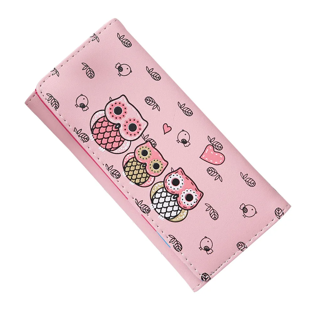 

wallet women Owl Lady Coin Purse Money Bags Clutch Woman Wallet Cards ID Holder Purses Bag cartera mujer Dropshipping