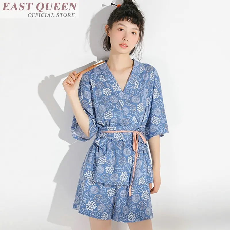 

Japanese kimono yukata cotton blouse for women kimono robe summer tops for women 2018 traditional japanese kimonos FF561 A