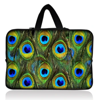 

Free Shipping Peacock 15" Hot Netbook Laptop Sleeve Case Bag Cover+Handle For 15.6" HP Pavilion dv6 G6