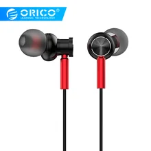 ORICO универсальные 3,5 мм стерео Hifi наушники-вкладыши музыкальные металлические наушники для samsung huawei Xiaomi сотовый телефон ПК
