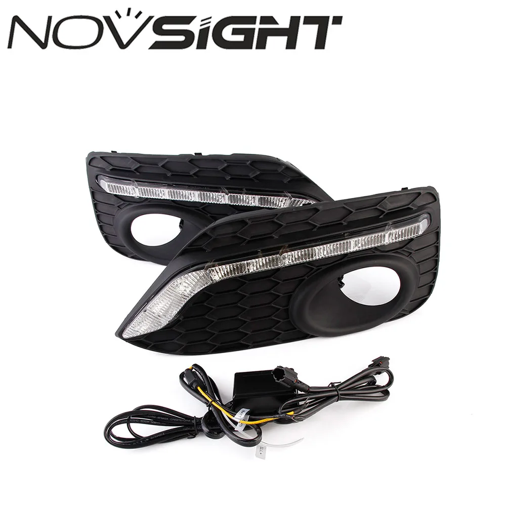 

NOVSIGHT High Quality Auto Car LED DRL Daytime Running Light Driving Lamp Set For Honda Crosstour 2015-2017 D20