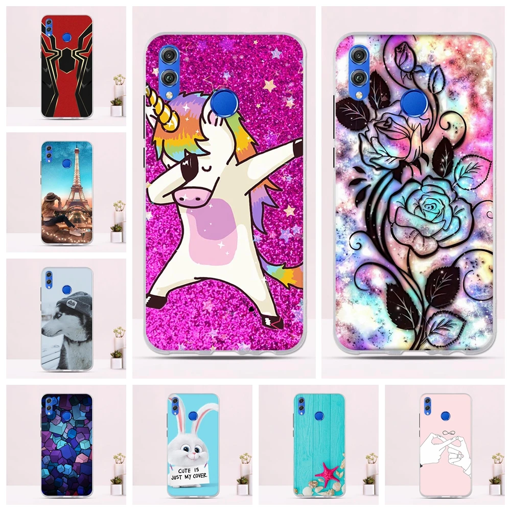 

For Huawei Honor 8X Case Silicone Protective Back Cover Case For Huawei Honor View 10 Lite Phone Cases For Honor V10 Lite Cover