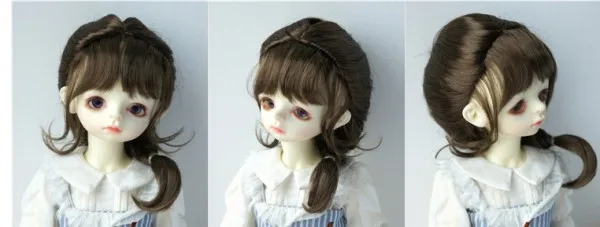 3 BJD парик кукольный парик один хвостик-dd sd10 sd sd16