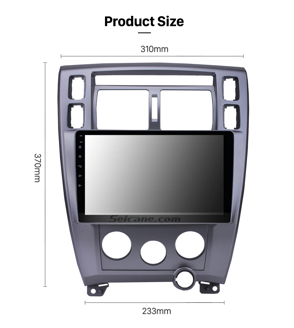 Seicane 10," Android 8,1 автомобильный Радио gps навигация мультимедийный плеер головное устройство для hyundai Tucson Левостороннее Вождение 2006-2013