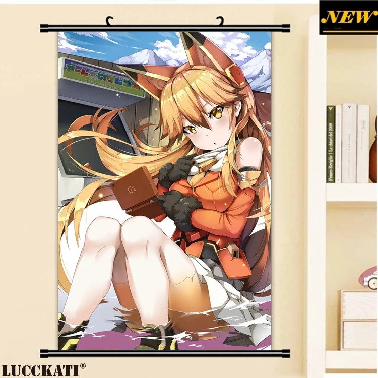 18yande.re 415718 animal_ears ezo_red_fox jie_laite kemono_friends pantyhose tail thighhighs wet_