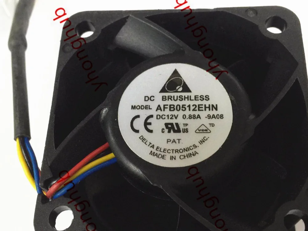 Detla электроники AFB0512EHN 9A08 DC 12V 0.88A 50x50x28 мм 4 провод Сервер вентилятор охлаждения|square