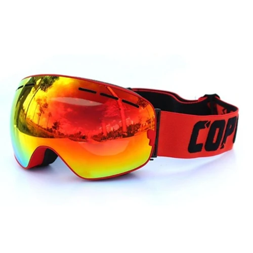 

Copozz skiing AND snowboard goggles double lens UV anti-fog ski goggles red