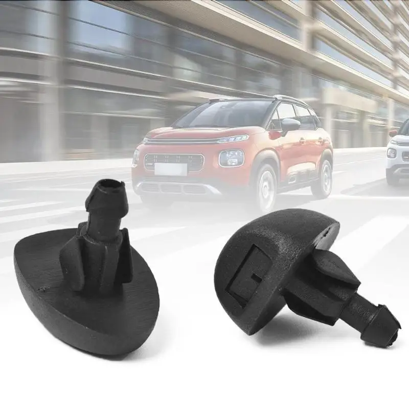 

VODOOL 1 Pair Front Windscreen Washer Jet Nozzles 6438V8 for Citroen C3 C3 Picasso Peugeot 106 Car Wash Window Repair Tools