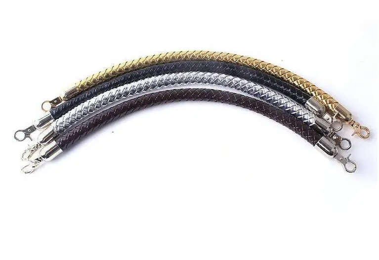 

2pcs/lot PU Weave bag strap women bag pu strap purse accessories purse handle chain handbag fashional handle bag hardware.
