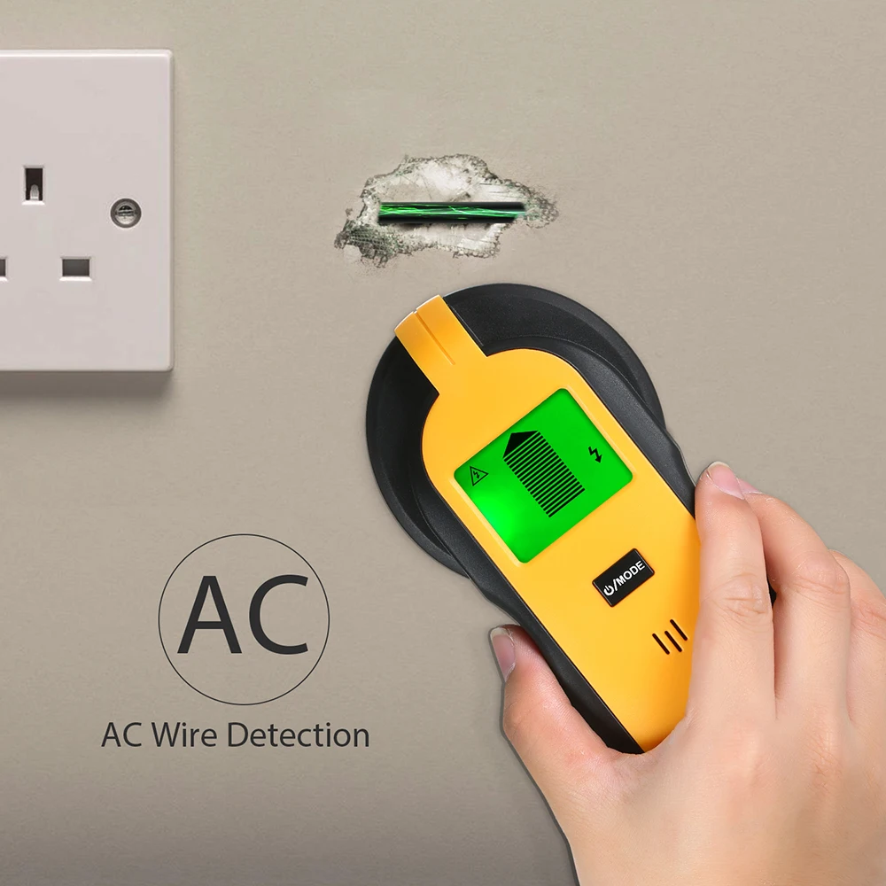 

4 in 1 Stud Finder Wall Detector LCD Digital Wood Metal Detector Finding Metal Studs Search AC Live Wire Scanner Warning