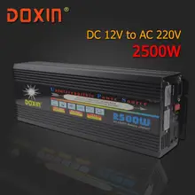 AC/DC/AC автомобильный инвертор 12V 220V 2500W Универсальная Система бесперебойного питания/источник бесперебойного питания UPS