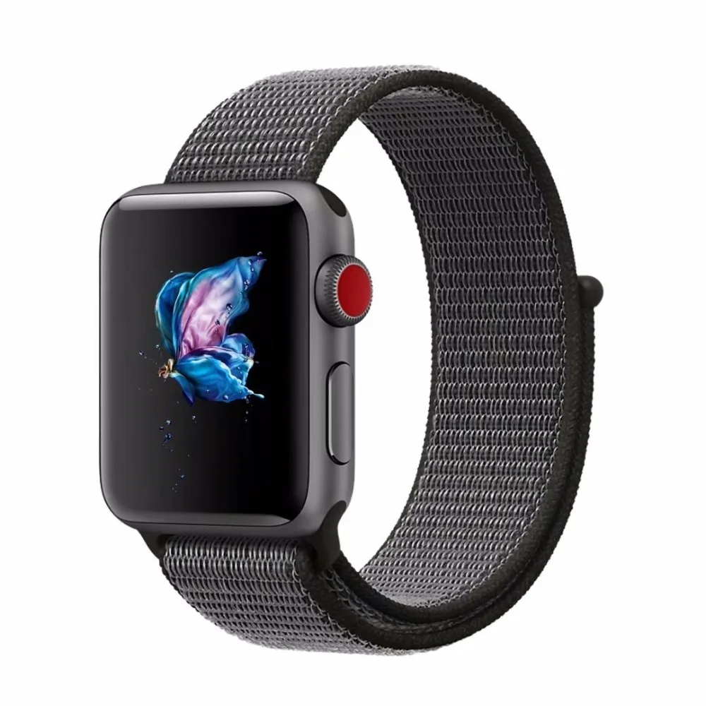 Joyozy 2017Flash Sport Loop для apple Watch ремешок нейлоновый ремешок apple uhr serise 3 2 1 iwatch ремешок 42 мм 38 мм мягкий дышащий тканый