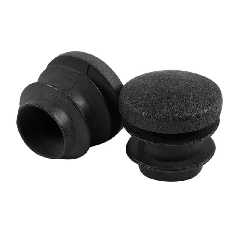 

15Pcs Black Plastic Blanking End Cap Round Tube Insert Pipe Bung 16mm