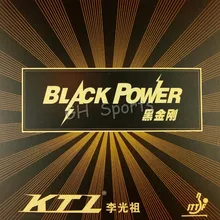 KTL BLACKPOWER Золотой торт Губка+ сильная фрикционная резина черный Pips-в настольный теннис(PingPong) Резина