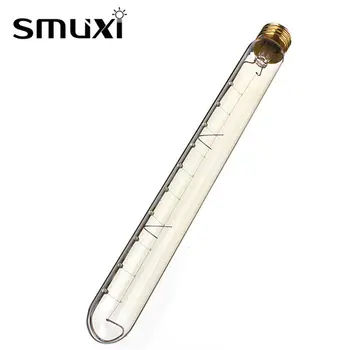 

E27 60W Vintage Edison Bulb T30 300mm Incandescent Light Retro Filament Lamp for Bar Decor Pendant Lighting AC110V/220V