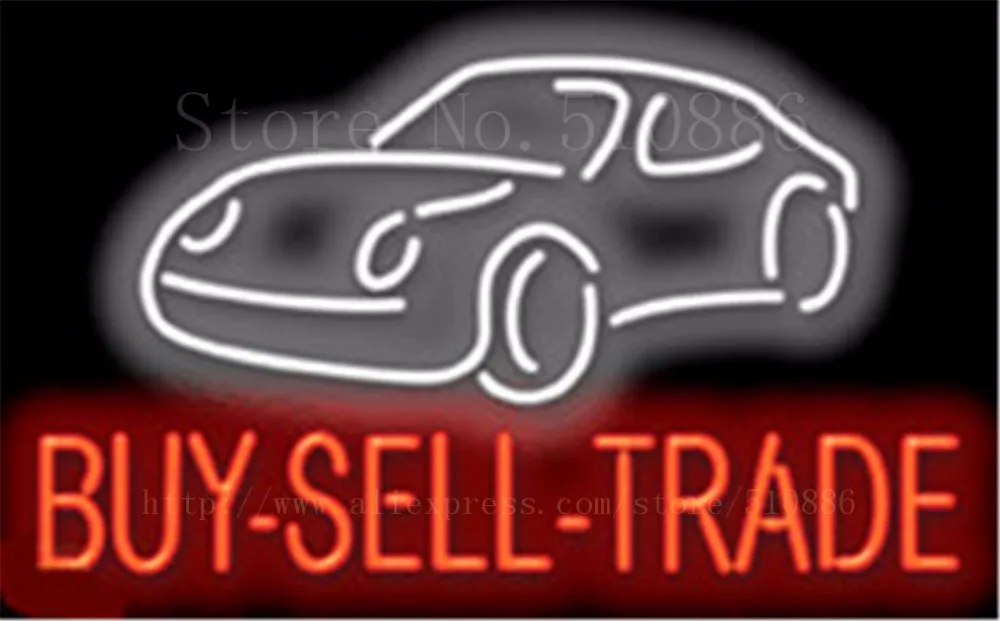 Buy Sell Trade Auto Car Repair Real Glass Tube Car neon
