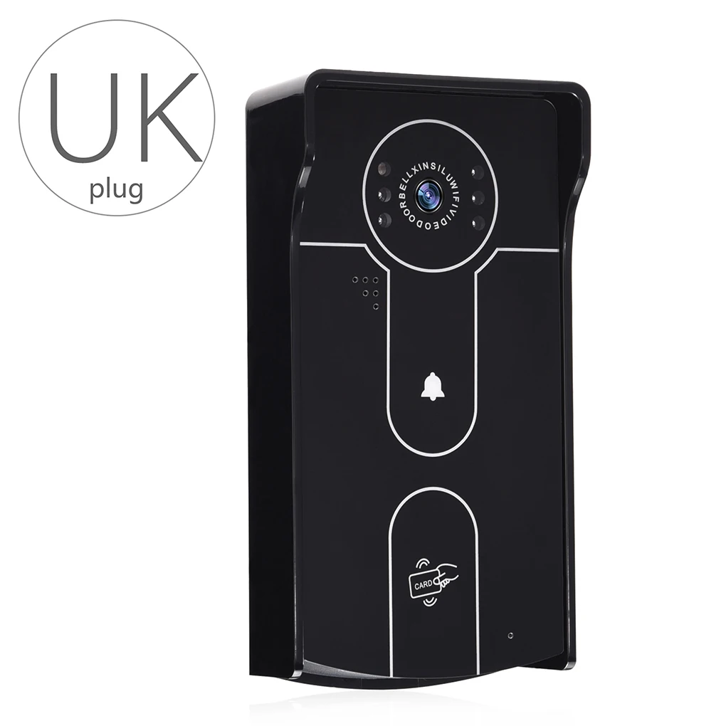 

A4 Wireless WiFi Video DoorBell Smart Phone Home Camera Security WIFI APP Control ID Card Unclock for IOS Android