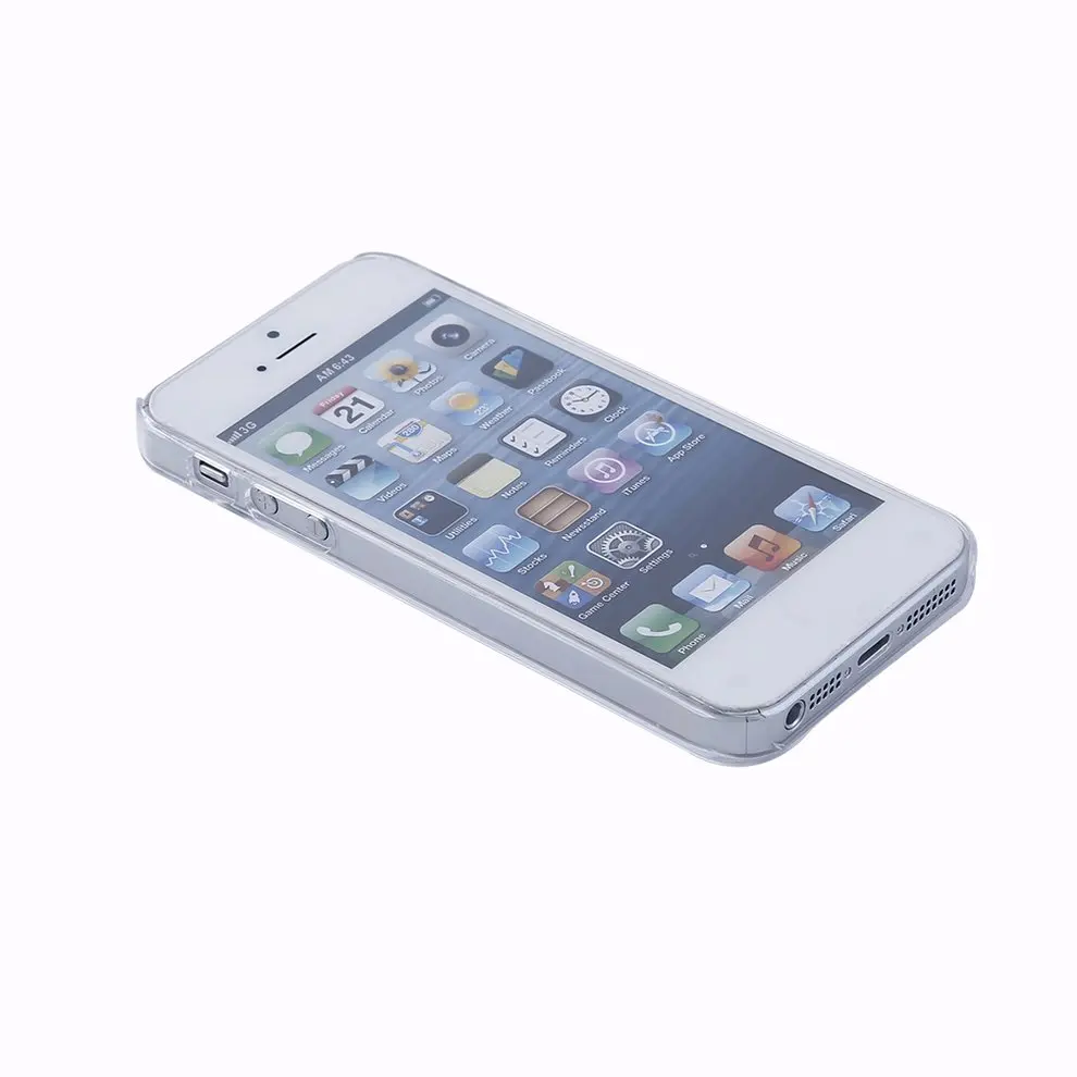 

8 pcs Thin Transparent Clear Back Hard Case Cover Skin For Apple iPhone 5 5S