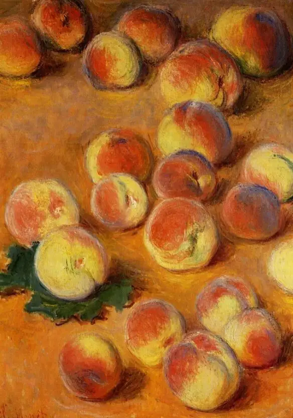 Высокое качество картина маслом холст репродукции персики (1883) Клода монета