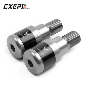

LOGO MT07 CNC Motorcycle Handlebar Ends Grips Slider For Yamaha MT07 MT-07 FZ-07 2015 2016 2017 2018 2019 Motorbike Handler Bar