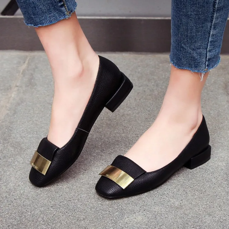 

Big Size 11 12 ladies high heels women shoes woman pumps Pure color fashionable casual women's single shoes
