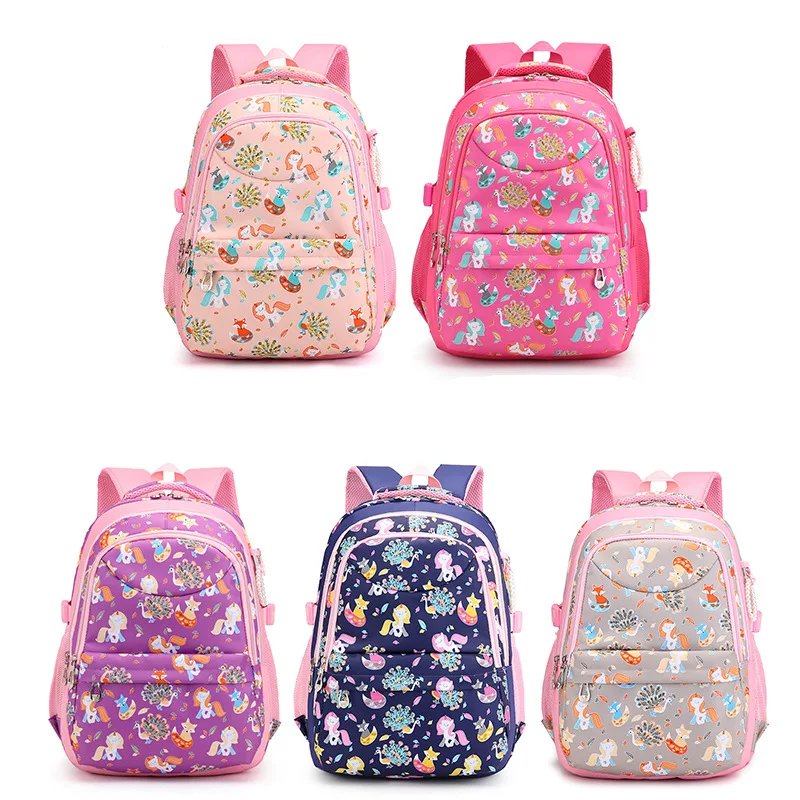 2019 Unicorn School Bags for Teenage Girls Children Back to School Animal Backpacks Pink Cute LightWeight Rucksack Child Satchel (3)