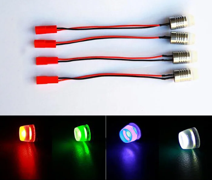 RC Model airplane LED four colors searchlight navigation lights 1.5W