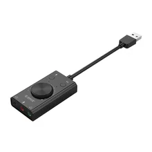 USB звуковая карта внешние наушники Бесплатный привод независимый компьютер ноутбук гарнитура Микрофон live аудио конвертер