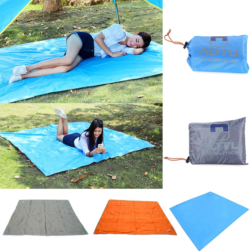 AOTU 215 x 215cm Large Water Resistant Moisture proof Mat Portable Soft