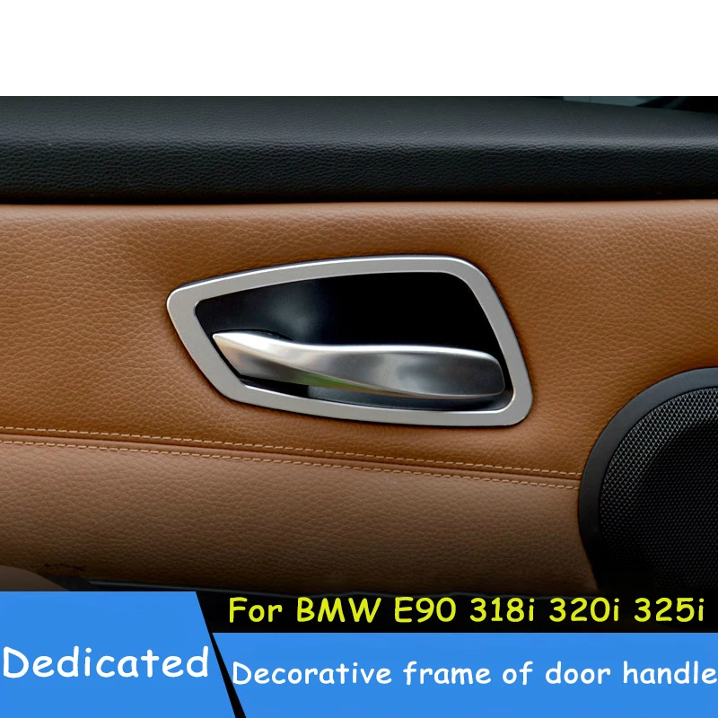 NWIEV автомобильный Стайлинг 4 шт. наклейки для интерьера BMW E90 E91 E92 E93 M 3 серии