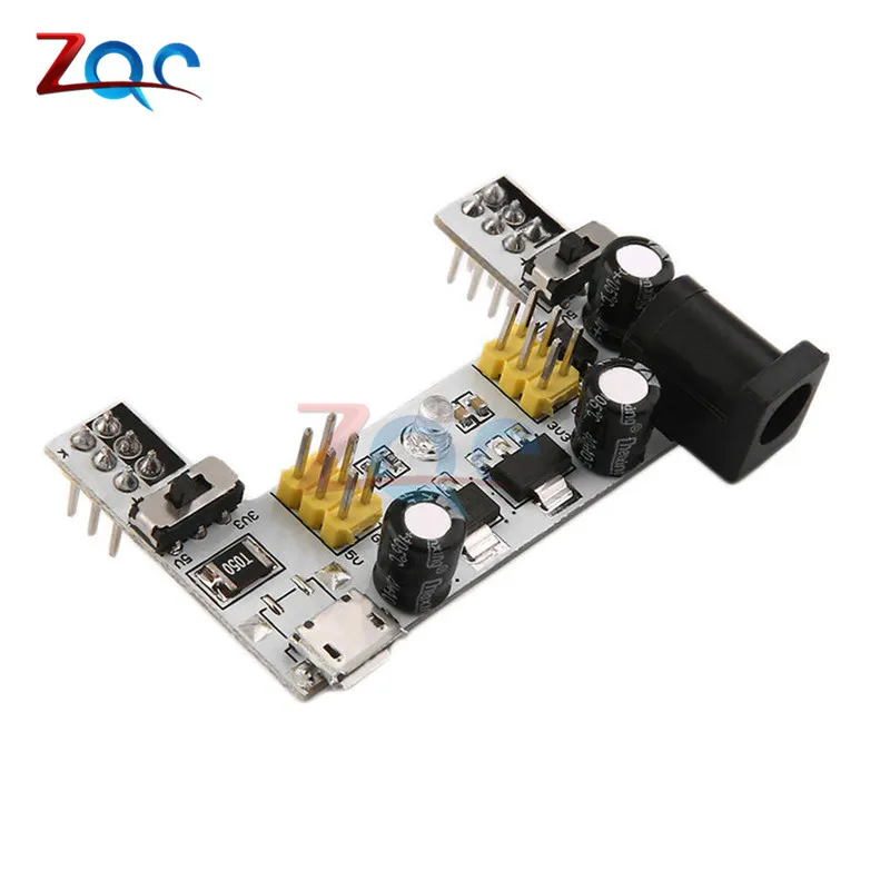 

MB102 DC 7-12V Micro USB Interface Breadboard Power Supply Module MB-102 Module 2 Channel Board For Arduino